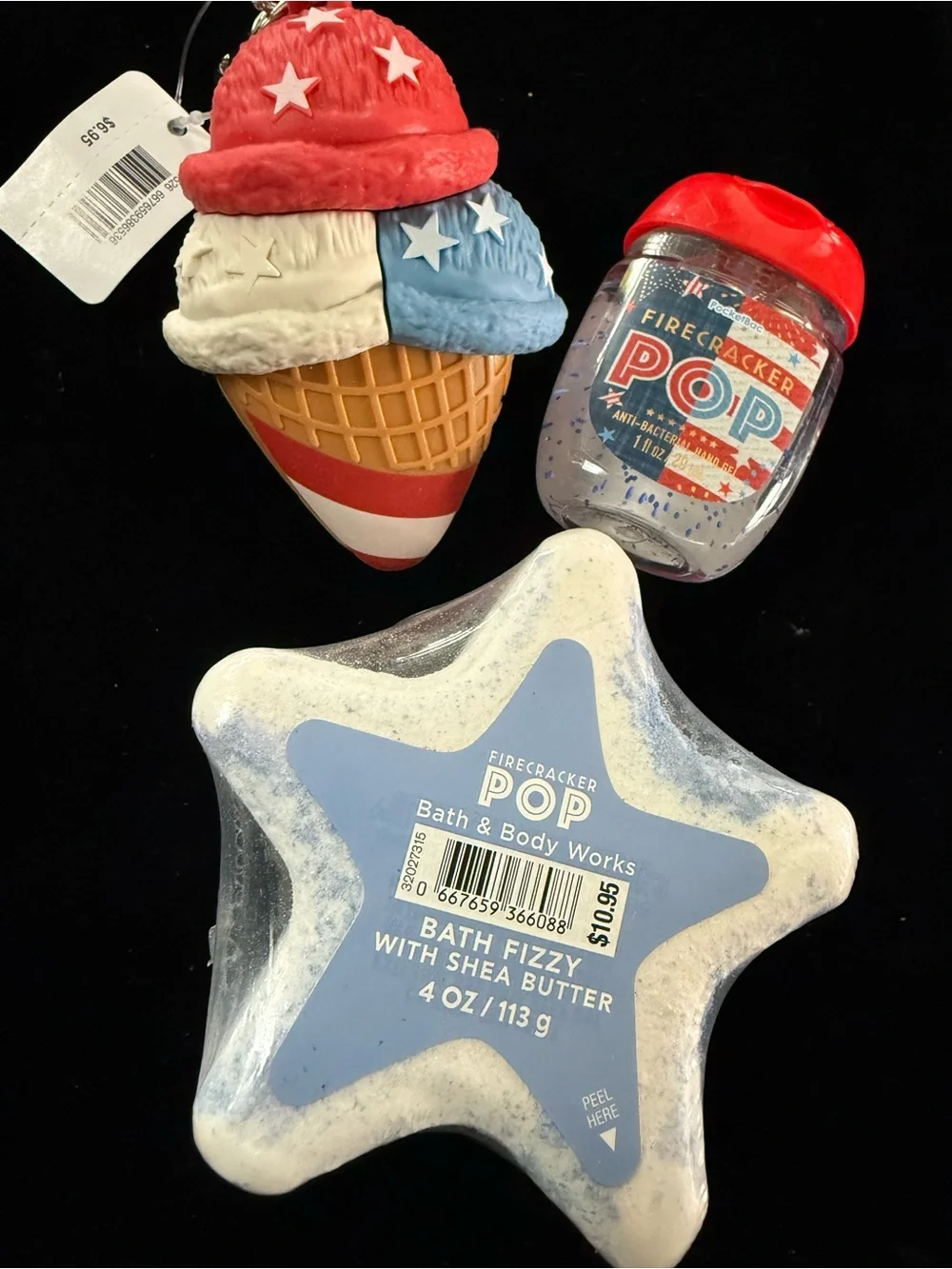 BBW Ice Cream Poc Bac Holder, Firecracker Pop Hand & Body Care Set